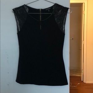 Express black dress top